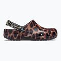 Șlapi Crocs Classic Animal Remix negri/multi animale 10