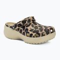 Șlapi de femei Crocs Classic Platform Animal Remix os/leopard pentru femei