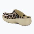 Șlapi de femei Crocs Classic Platform Animal Remix os/leopard pentru femei 4
