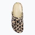 Șlapi de femei Crocs Classic Platform Animal Remix os/leopard pentru femei 6