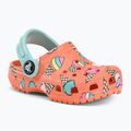 Copii Crocs Classic Pool Party Clog T orange 207846-83E flip flop pentru copii 2
