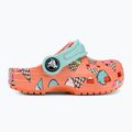 Copii Crocs Classic Pool Party Clog T orange 207846-83E flip flop pentru copii 3