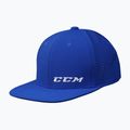 Șapcă pentru copii CCM Small Logo Flat Brim YTH royal