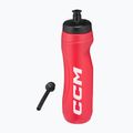 Bidon cu tub CCM 900 ml red