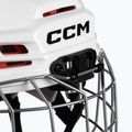 Cască de hochei pentru juniori CCM Tacks 70 Combo albă 4109872 6