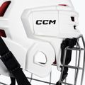 Cască de hochei pentru juniori CCM Tacks 70 Combo albă 4109872 7