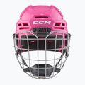 Cască de hochei pentru copii CCM Tacks 70 Combo pink 2