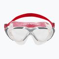 Mască de înot Aquasphere Vista white/red/clear 2