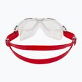 Mască de înot Aquasphere Vista white/red/clear 4