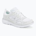 Pantofi de antrenament pentru femei SKECHERS Summits Suited alb/argintiu