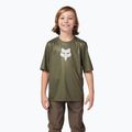 Fox Racing Ranger verde măsliniu pentru copii tricou de ciclism pentru copii