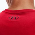 Under Armour Sportstyle Stânga piept SS tricou de antrenament pentru bărbați roșu/negru 3