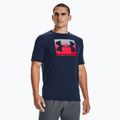 Tricou de antrenament pentru bărbați Under Armour Boxed Sportstyle bleumarin 1329581-408