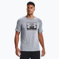 Tricou pentru bărbați Under Armour Boxed Sportstyle steel light heather/graphite/black