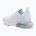 Încălțăminte pentru copii Nike Air Max 270 white/metallic silver/white 3