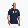 Under Armour UA Sportstyle Logo SS tricou de antrenament pentru bărbați albastru marin 1329590 3