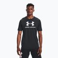 Tricou de antrenament pentru bărbați Under Armour UA Sportstyle Logo SS negru 1329590