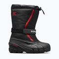Ghete junior Sorel Flurry Dtv black/bright red 7