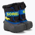 Ghete pentru copii Sorel Snow Commander black/super blue 4