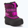 Ghete pentru copii Sorel Snow Commander purple dahlia/groovy pink