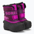 Ghete pentru copii Sorel Snow Commander purple dahlia/groovy pink 4