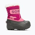 Ghete pentru copii Sorel Snow Commander tropic pink/deep blush 7