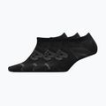 New Balance Flat Knit No Show șosete 3 perechi negru