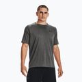 Tricou de antrenament pentru bărbați Under Armour Tech 2.0 carbon heather/negru pentru bărbați