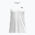 Tricou de antrenament bărbați Under Armour Left Chest Cut Off Tank white/black
