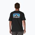 Tricou de trekking pentru bărbați Patagonia P-6 Logo Responsibili-Tee black 3