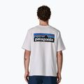 Tricou de trekking pentru bărbați Patagonia P-6 Logo Responsibili-Tee white 4