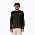 Longsleeve de trekking pentru bărbați Patagonia P-6 Logo Responsibili black