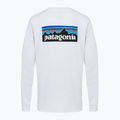 Longsleeve pentru bărbați Patagonia P-6 Logo Responsibili white 2