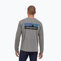 Longsleeve pentru bărbați Patagonia P-6 Logo Responsibili gravel heather 2