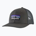 Patagonia P-6 Logo Trucker capacul de Patagonia P-6 Trucker gri forge