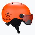 Cască de schi pentru copii Salomon Grom Visor, portocaliu, L40836900 4