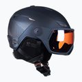 Cască de schi pentru femei Salomon Icon LT Visor Photo Sigma S1-S3 albastru marin L41529800