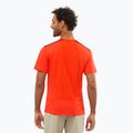 Tricou de trekking Salomon Outline SS roșu LC1715200 pentru bărbați 2