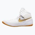 Încălțăminte de wrestling Nike Fury white/metallic gold 2