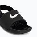 Șlapi pentru copii Nike Coffee black/white/white/white 7