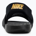 Șlapi pentru copii Nike Coffee black/metallic gold 6