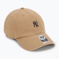 Șapcă 47 Brand MLB New York Yankees Base Runner CLEAN UP khaki