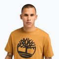Tricou pentru bărbați  Timberland Kennebec Tree Logo wheat boot 4