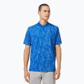 Oakley Contender Print polo pentru bărbați albastru FOA403162