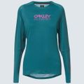 Oakley WMNS Factory Pilot LS tricou de ciclism pentru femei verde FOA500224