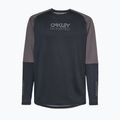 Tricou de ciclism pentru bărbați Oakley Factory Pilot Mtb LS II negru-gri FOA404497 5