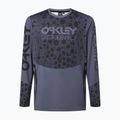 Tricou de ciclism pentru bărbați Oakley Maven Rc LS gri-negru FOA404403 12