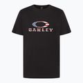 Tricou pentru bărbați Oakley O Bark 2.0 black/american flag 6