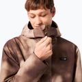 Jachetă de snowboard pentru bărbați Oakley Range RC maro cu imprimare de nori maro 5