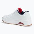 Încălțăminte pentru bărbați SKECHERS Uno Stand On Air white/navy/red 3